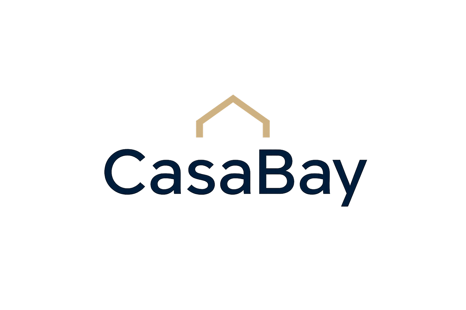 CasaBay logo and make it mordern also minimalist